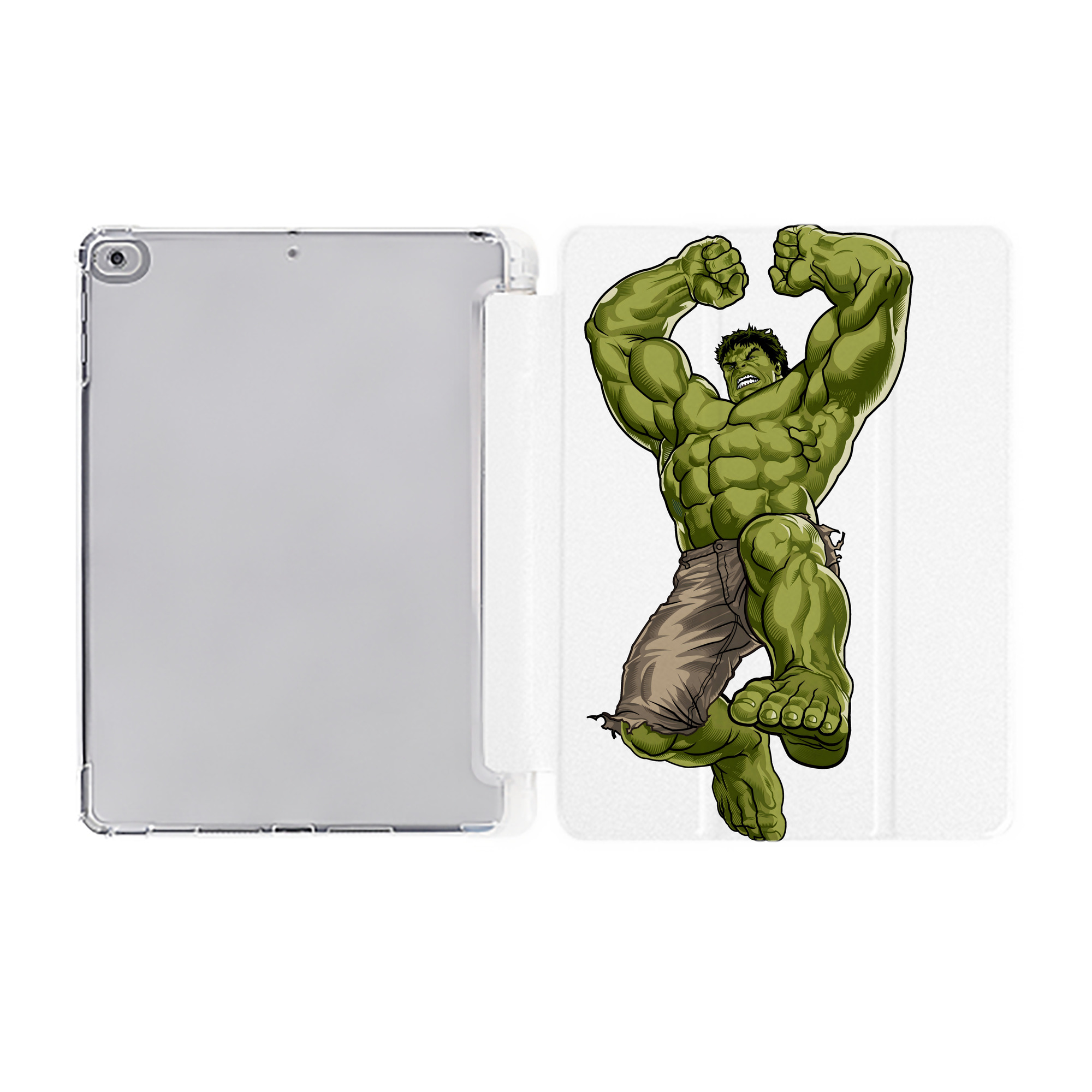 （画像用） アベンジャーズ The Avengers IPad ケース ペン収納付き 三つ折りスタンド PUレザー×シリコン 対応機種9.5/10.5/10.9インチ
